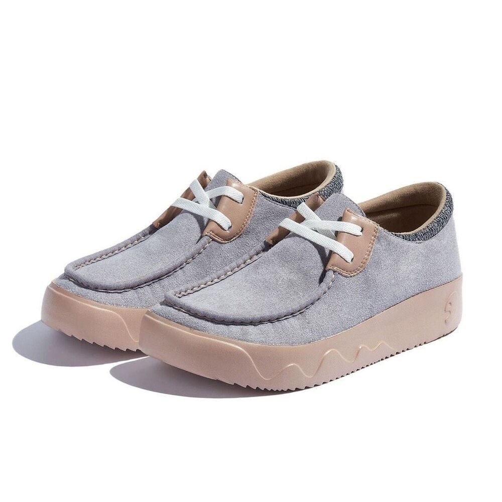 UIN Men's Travel Shoes Slip On Loafers (Fuerteventura 8 - Gull Grey)